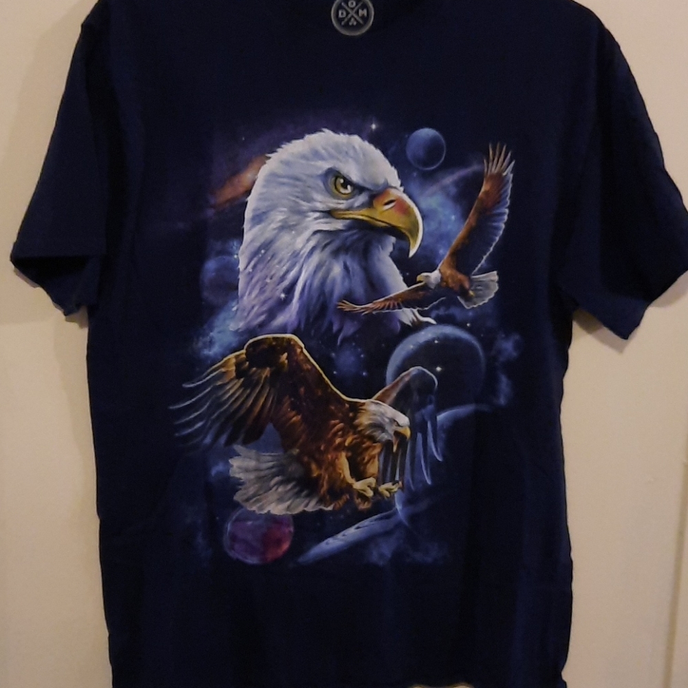Navy Eagle and Space Tee